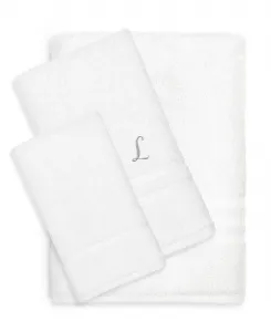 Набор из 3 банных полотенец Denzi из турецкого хлопка с индивидуальным дизайном Linum Home, L