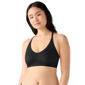 Кружевной бюстгальтер без косточек с застежкой-борцовкой True, черный