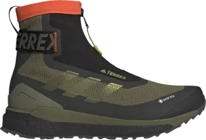 Ботинки Adidas Terrex Free Hiker Cold.RDY 'Focus Olive Impact Orange', зеленый