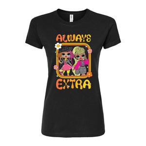 Юниорская L.O.L. Сюрприз! МОЙ БОГ. Футболка Always Extra с графическим рисунком L.O.L. Surprise!, черный
