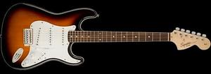 Squier Affinity Series Stratocaster, накладка на гриф Laurel, коричневые солнечные лучи Series Stratocaster, Laurel Fingerboard, Brown Sunburst