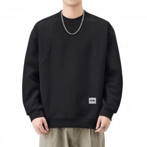 Свитшот Unisex Crew Neck Moderate Regular Jeep, черный