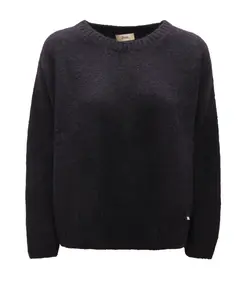 Свитер из смесовой шерсти в элегантном стиле. Herno, синий