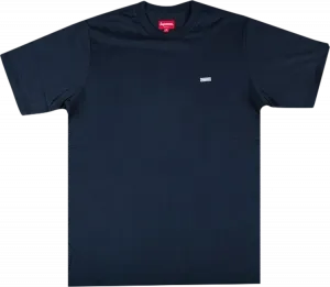 Футболка Supreme Reflective Small Box T-Shirt 'Navy', синий