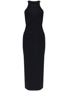 Платье с логотипом VETEMENTS, черный