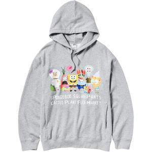 Детский свитшот x cpfm spongebob squarepants UNIQLO, серый