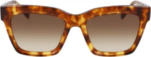 Женские солнцезащитные очки DKNY DK551s "Кошачий глаз", Honey Tortoise