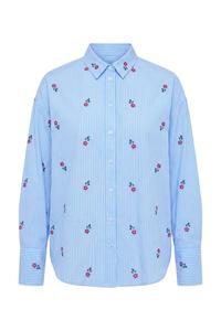 Studio Untold Рубашка в светло-голубом цвете