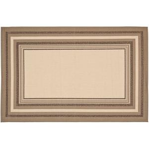 Внутренний ковер для патио на открытом воздухе во дворе Safavieh, бежевый, 244x336 см