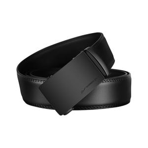 Ремень из спилка кожи Unisex WARRIOR, черный