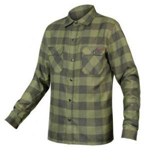Рубашка Endura Hummvee Flannel зеленая