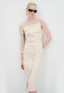 Платье-рубашка adL, кремовый