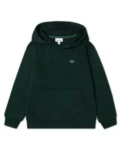 Флисовая толстовка с капюшоном Core Fleece для мальчика Lacoste, зеленый