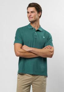 Поло U.S. Polo Assn. ALFRED, Mediterranea Melange/Evergreen