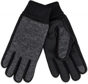 Теплые зимние перчатки Levi's для сенсорных экранов, Heathered Charcoal
