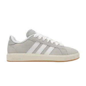 Кроссовки adidas Grand Court Base 00s 'Grey White Gum', серый