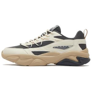 361° Кроссовки Glaze Light 3 с противоскользящим покрытием, износостойкие, повседневные, мужские, бежево-черные