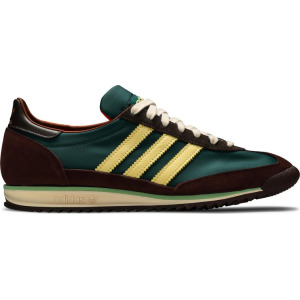 Кроссовки Adidas Wales Bonner x SL72 'Hemp Maroon', зеленый