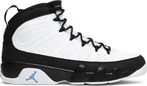 Кроссовки Air Jordan 9 Retro University Blue, белый