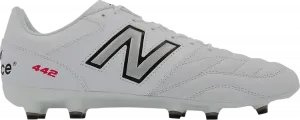 Бутсы New Balance 442v2 Team FG 2E Wide 'White Black', белый