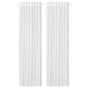 Гардины Ikea Silverlönn, 2 шт, 145x300, белый