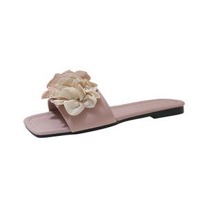 WUJI Скользостойкие противоскользящие износостойкие шлепанцы на резиновой подошве женские розовые, цвет Pink