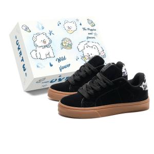 UYRTW Высокие, износостойкие, легкие и дышащие низкие кеды унисекс в черном леопардовом принте, цвет Leopard Print Black