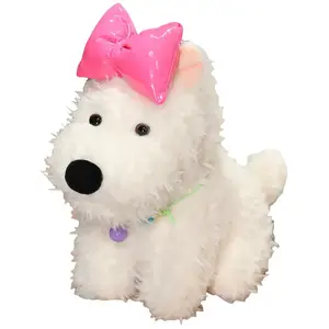 Плюшевая кукла милого щенка вест хайленд уайт терьера высотой 25 см Gollum