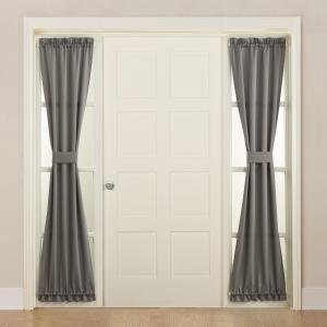 Шторы для дверей Sun Zero Bartlett, серый