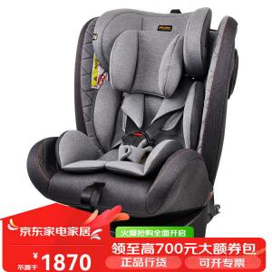 Huierdun Angela детское автокресло универсальное для детей от 0 до 12 лет, вращающееся на 360 градусов, модель Angela, цвет Knight Black Welldon