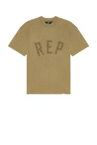 Футболка с аппликацией из репса Represent, цвет fawn