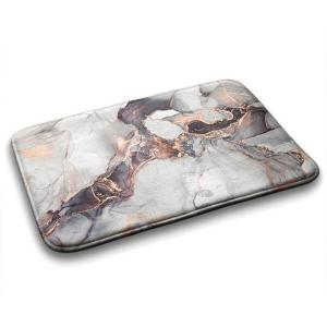 Коврик для ванной Tulup Heller Marmor, 90x1x90 см, бежевый
