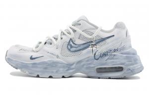 Nike Кроссовки Air Max Fusion с амортизацией, износостойкие, женские, сине-белые