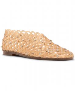 Женские балетки Grove-R с круглым носком и стразами Steve Madden, Tan/Rhinestone