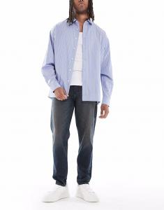 Зауженные джинсы темно-синего цвета Asos Design