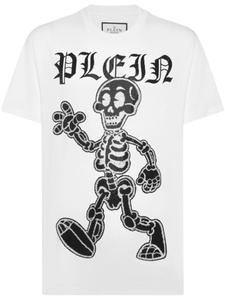 Футболка со стразами Philipp Plein, белый