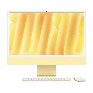 Моноблок Apple iMac 24'' М4 (2024), 10 CPU/10 GPU, 24 ГБ/2 ТБ, Nano-texture glass, Yellow, английская клавиатура