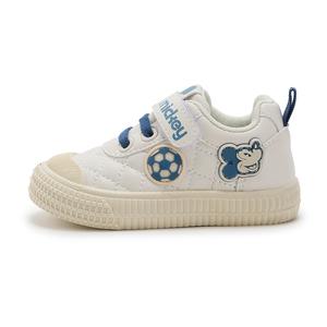 Низкие детские туфли Mickey с противоскользящей подошвой, антиударной амортизацией и устойчивостью к истиранию для малышей Disney, бежевый