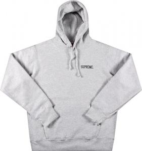 Толстовка Supreme x Joel-Peter Witkin Sanitarium Hooded Sweatshirt 'Ash Grey', серый