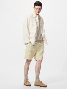 Шорты Uniqlo Geared Shorts 8", 31 бежевый