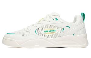 Кроссовки для скейтбординга женские, низкие, цвета слоновой кости, белые/попугайно-зеленые/флуоресцентные, светло-зеленые/желтые Anta