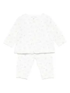 Комплект из топа и брюк с принтом Tartine Et Chocolat, нейтральный