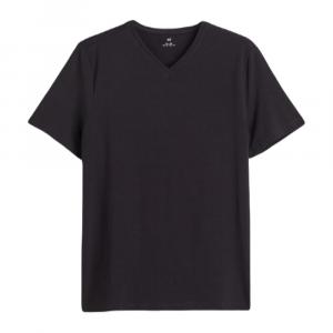 Футболка H&M V-neck Slim Fit, черный