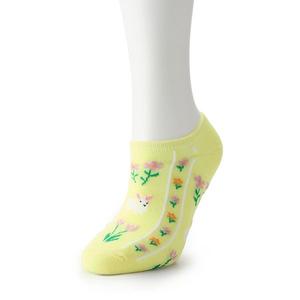 Женские носки-невидимки Easter Garland Unbranded, Light Yellow