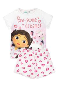 Кукольный домик Gabbys для девочек лицензирование коротких пижам Vanilla Underground, белый