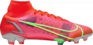 Бутсы Nike Mercurial Superfly 8 Elite FG 'Bright Crimson Indigo Burst', оранжевый