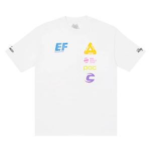 Футболка Palace x Rapha Off Bike T-Shirt 'White', белый