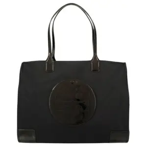 Сумка-тоут Ella Patent черная TORY BURCH