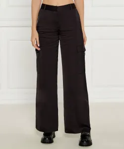 Брюки Loose fit Karl Lagerfeld, черный