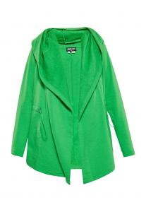 Толстовка с капюшоном на молнии ROCKEASY Zip-Up Hoodie, лаймовый